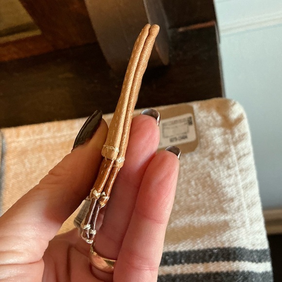 NWT Bed Stu Leather Chuck Card Wallet Cafe Latte Retail $65 - Picture 7 of 9